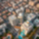 Aerial view of كرموز مويلح showcasing modern architecture