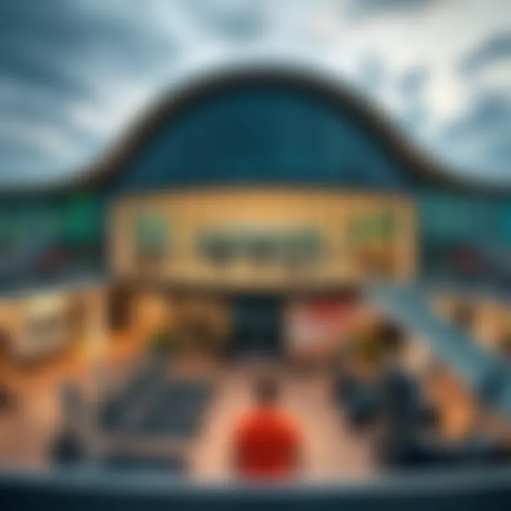 A panoramic view of Marina Gym showcasing its modern architecture and vibrant environment.