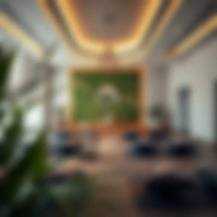 A serene wellness area within Marina Gym, promoting relaxation and holistic health.