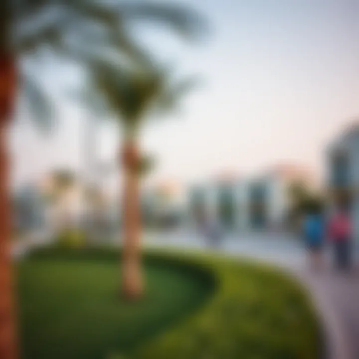 Community park highlighting lifestyle features in Sharjah
