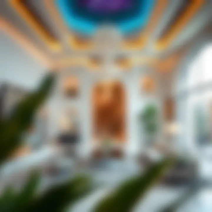 Interior of a luxurious house for sale in Sharjah