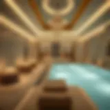 Luxurious spa interior showcasing serene ambiance