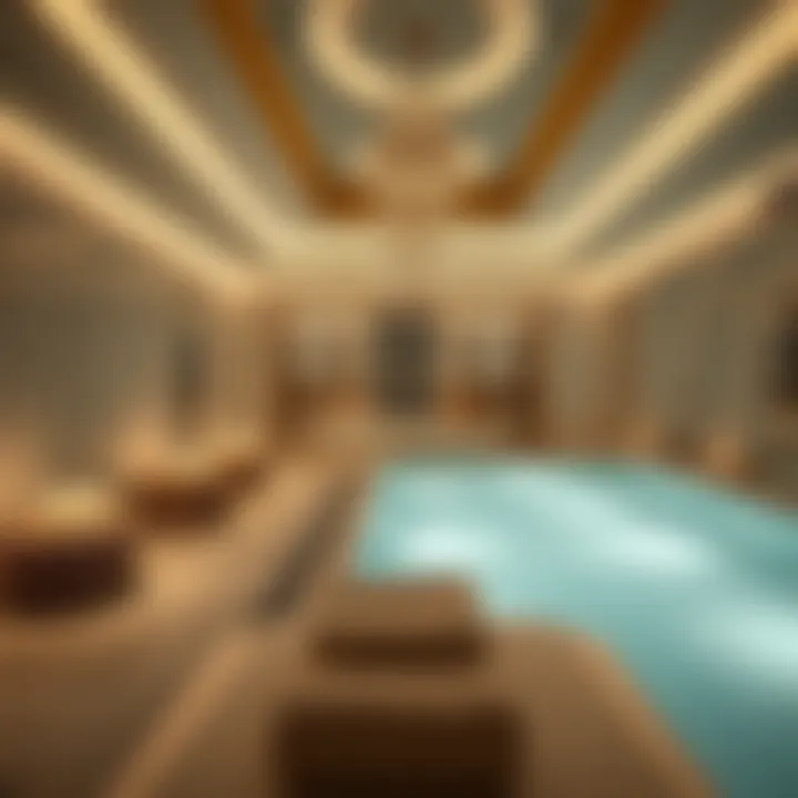 Luxurious spa interior showcasing serene ambiance
