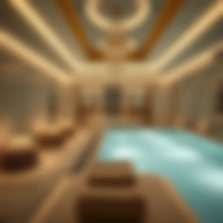 Luxurious spa interior showcasing serene ambiance