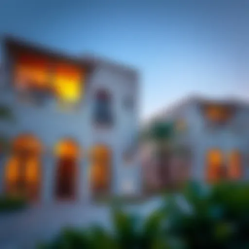 Traditional architecture of a بيت شعبي in Dubai