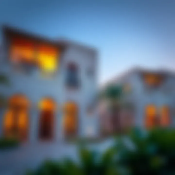 Traditional architecture of a بيت شعبي in Dubai