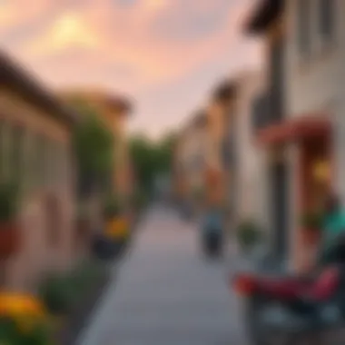 Neighborhood showcasing the vibrant lifestyle around بيت شعبي