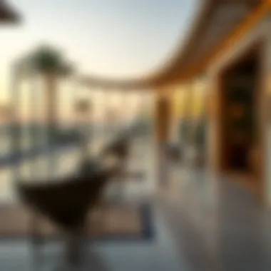 Tactile experiences of luxurious materials in Palm real estate