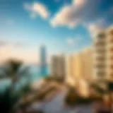 Stunning visual landscape of Palm Jumeirah showcasing luxury properties