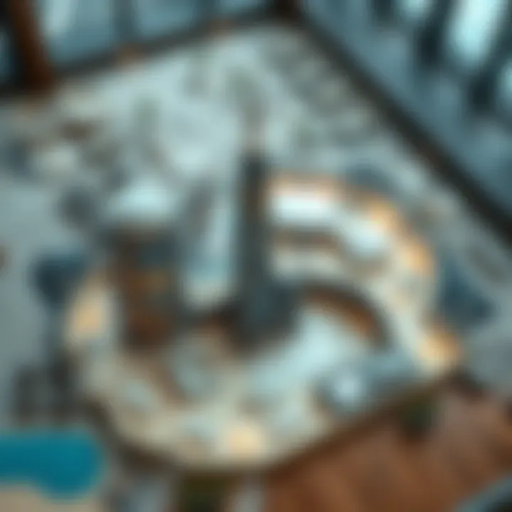 Detailed floor plan layout of Sky Tower