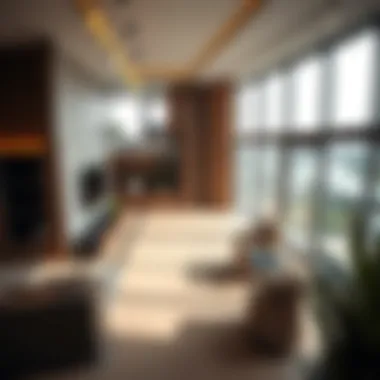 Functional living spaces in Sky Tower