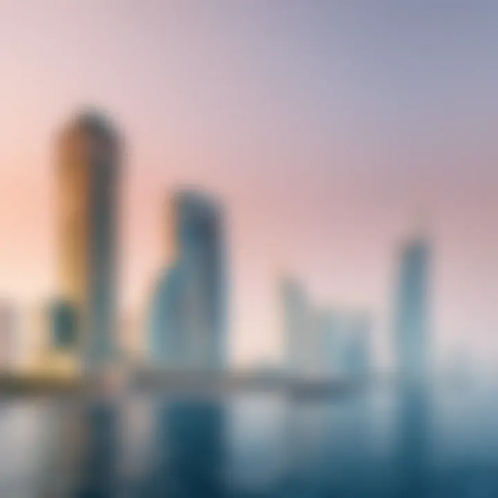 Cultural landmarks integrated into Dubai's coastal skyline