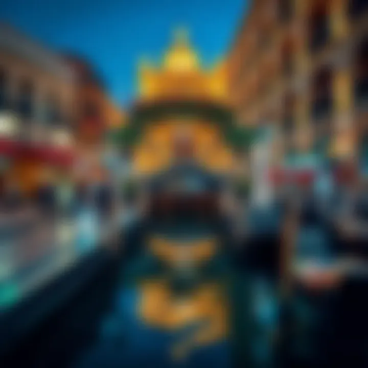 Al Qasba The vibrant atmosphere of Al Qasba with its canal and dining options