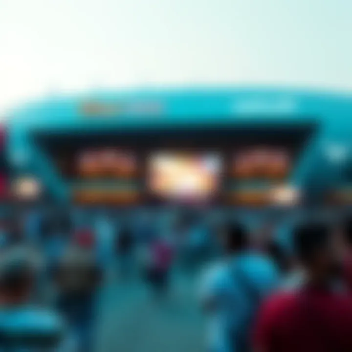 Festival at Etihad Arena Vibrant atmosphere of a festival held at Etihad Arena