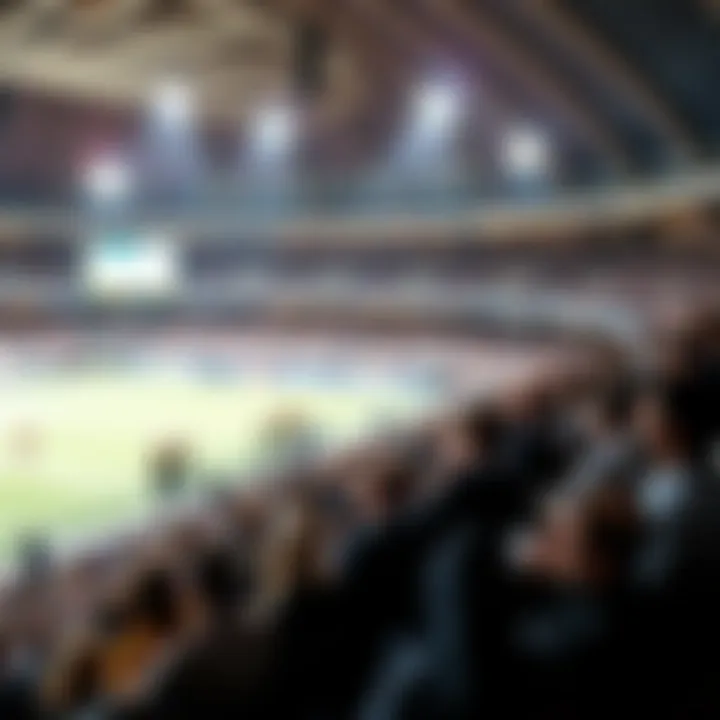 Sports Event at Etihad Arena Crowd enjoying a thrilling sports event at Etihad Arena