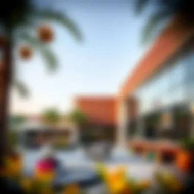 Vibrant community spaces in Wasl Village designed for social interaction