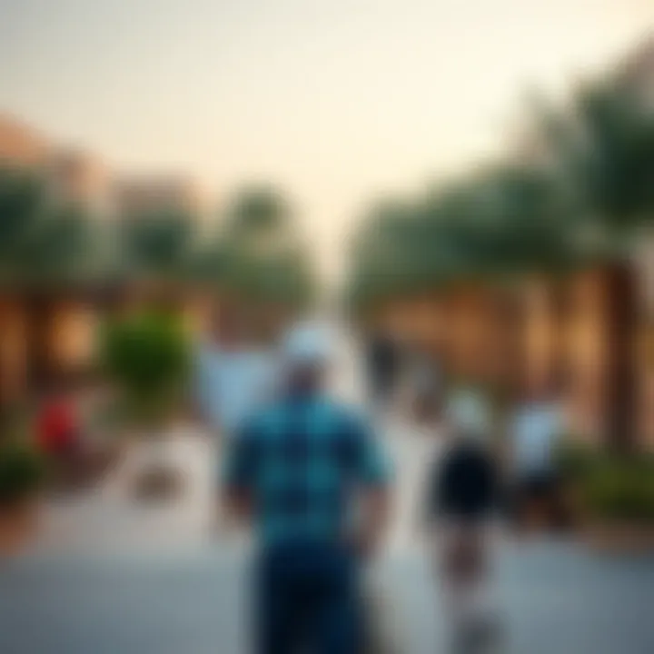 Community Life in Al Quoz Lively community spaces in Al Quoz promoting lifestyle