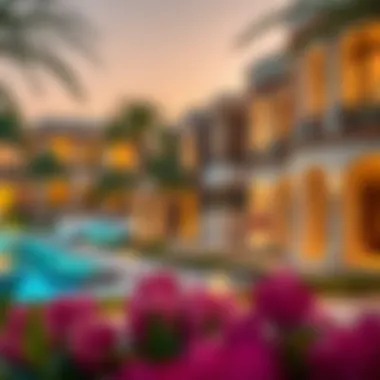 Luxurious residential neighborhood in Dubai