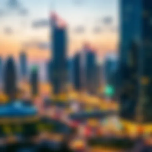 Stunning skyline of Dubai showcasing modern architecture