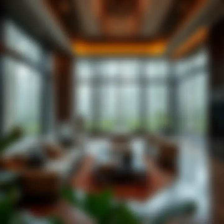 Elegant interior showcasing the luxurious lifestyle in a forest villa