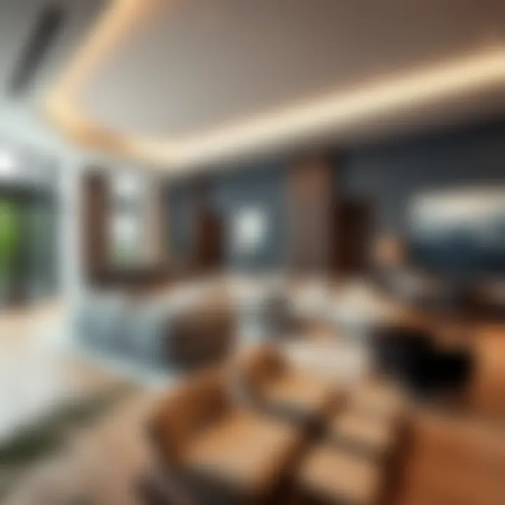 Elegant open floor plan showcasing modern living space