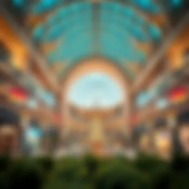 Stunning architectural design of Galleria Mall Al Wasl