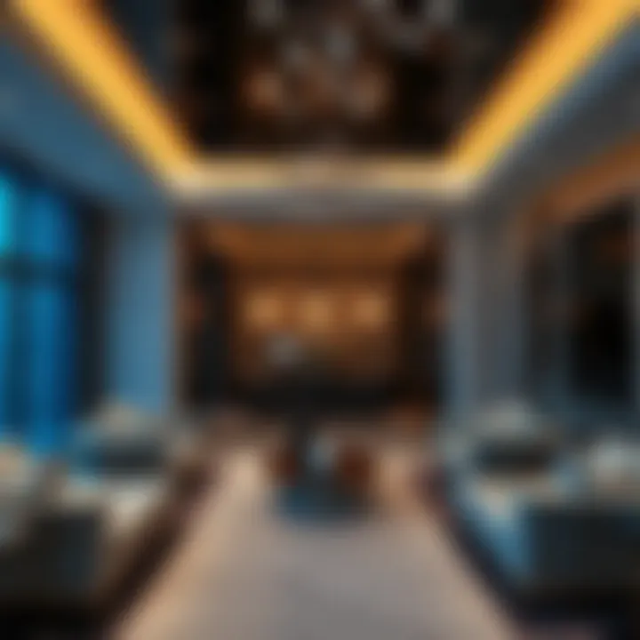 Luxurious interior showcasing modern amenities