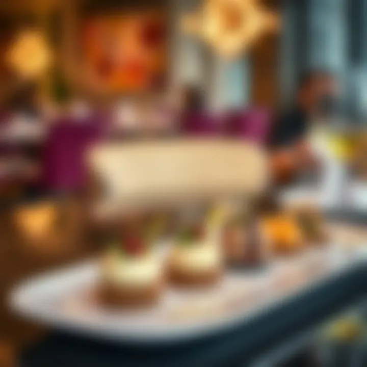 Artistry in Culinary Presentation Gourmet dishes beautifully presented on a plate