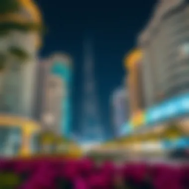 The vibrant surroundings of دوار الساعه with modern real estate