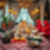 Traditional iftar spread