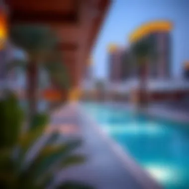 Luxurious amenities and facilities available in the JBR area.