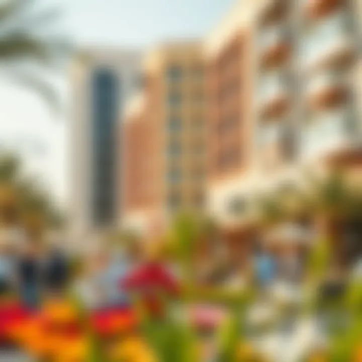 Community Vibe of Jumeirah Village Circle Vibrant community atmosphere surrounding JVC Tower