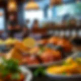 Savor the Flavors of Traditional Iraqi Kababs An enticing platter of traditional Iraqi kababs served with fresh herbs and spices