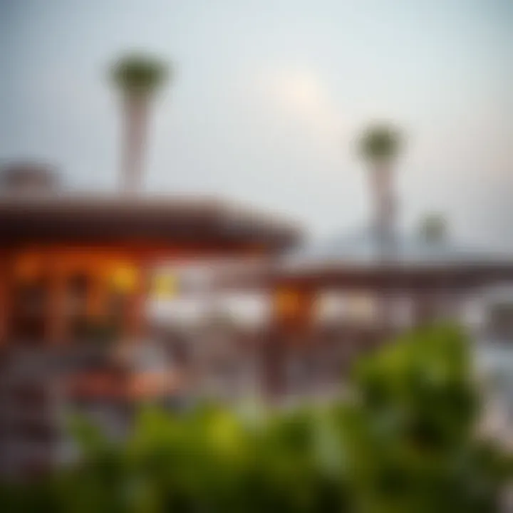 Cozy beachfront cafes and vibrant amenities lining Kites Beach