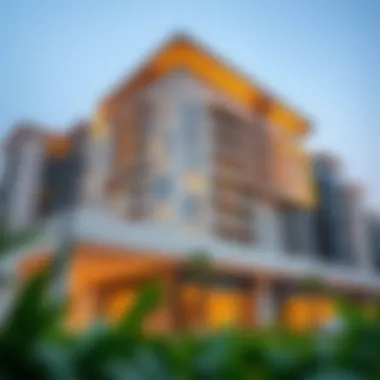 Architectural Design of Latifa Tower The modern architectural design of Latifa Tower