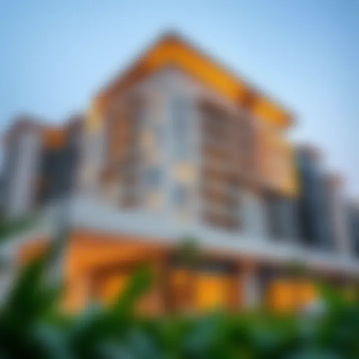 Architectural Design of Latifa Tower The modern architectural design of Latifa Tower