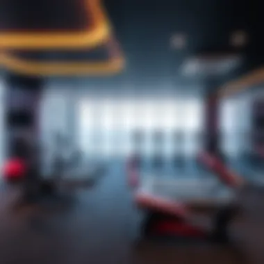 Fitness center amenities in Le Solarium Tower