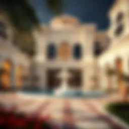 Majid Al Futtaim Palace exterior showcasing architectural elegance