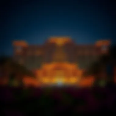 Majid Al Futtaim Palace at Night Night view of Majid Al Futtaim Palace illuminated