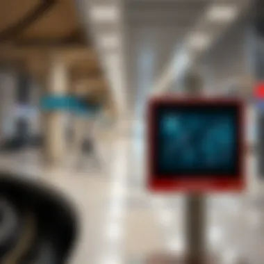 Navigating Dubai: Connectivity and Transport Links at the Station Signage and connectivity maps at the station emphasizing transport links