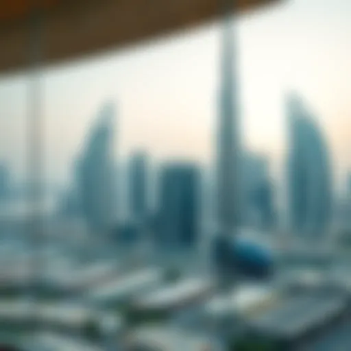 Stunning skyline view of Dubai showcasing modern architecture