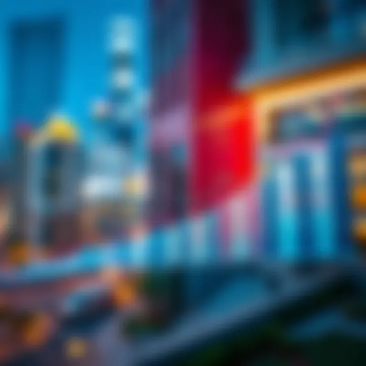 Dynamic real estate market trends illustrated through graphs