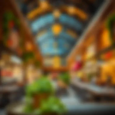 Diverse dining options available at Mercato Mall