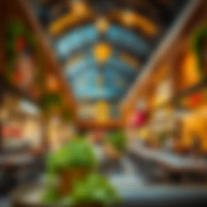 Diverse dining options available at Mercato Mall