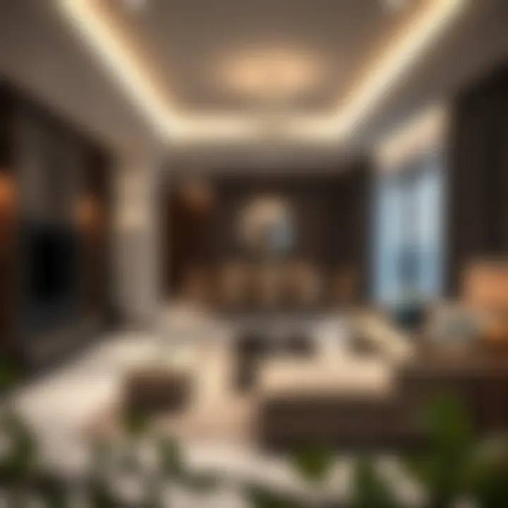 Interior design showcasing elegant living spaces in Miraclz by Danube