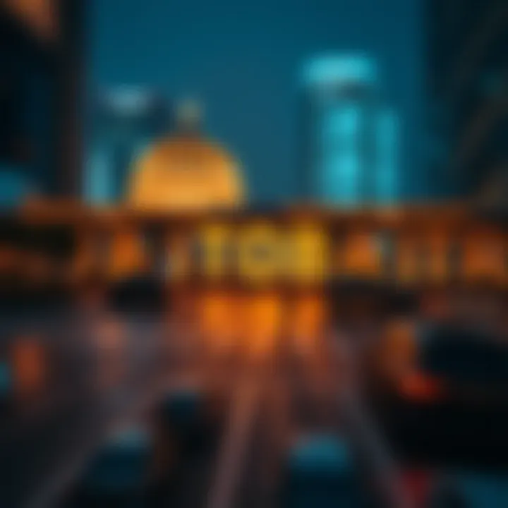 Technological Advancements in Mobile Money A visually striking representation of mobile money transfer technology in the UAE.