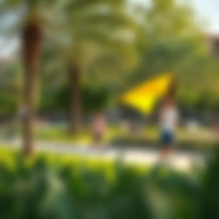 Recreational Activities in Mushrif Park Family enjoying recreational activities in the park