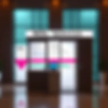 An informational booth about NOL card services