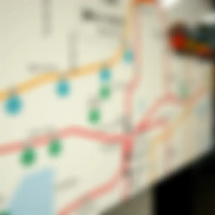 Map Overview of the 91 Bus Route in Dubai Map displaying the 91 bus route and major stops