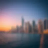 Dubai skyline showcasing iconic architecture
